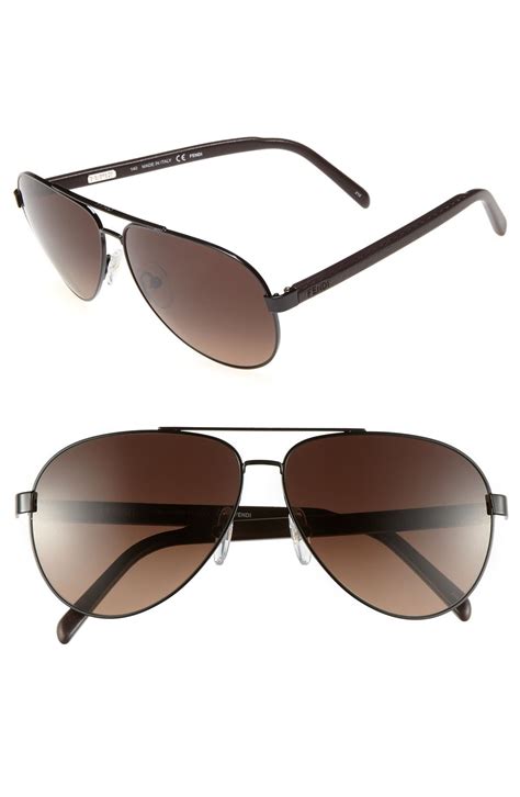 fendi aviator 56mm sunglasses|fendi sunglasses nordstrom.